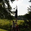 Retrieving a rocket from the tree.JPG